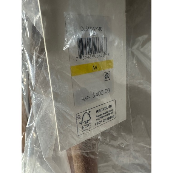 DKNY Wool Wrap Jacket With Insert Women's Size M MSRP $400 NWT - Picture 5 of 10